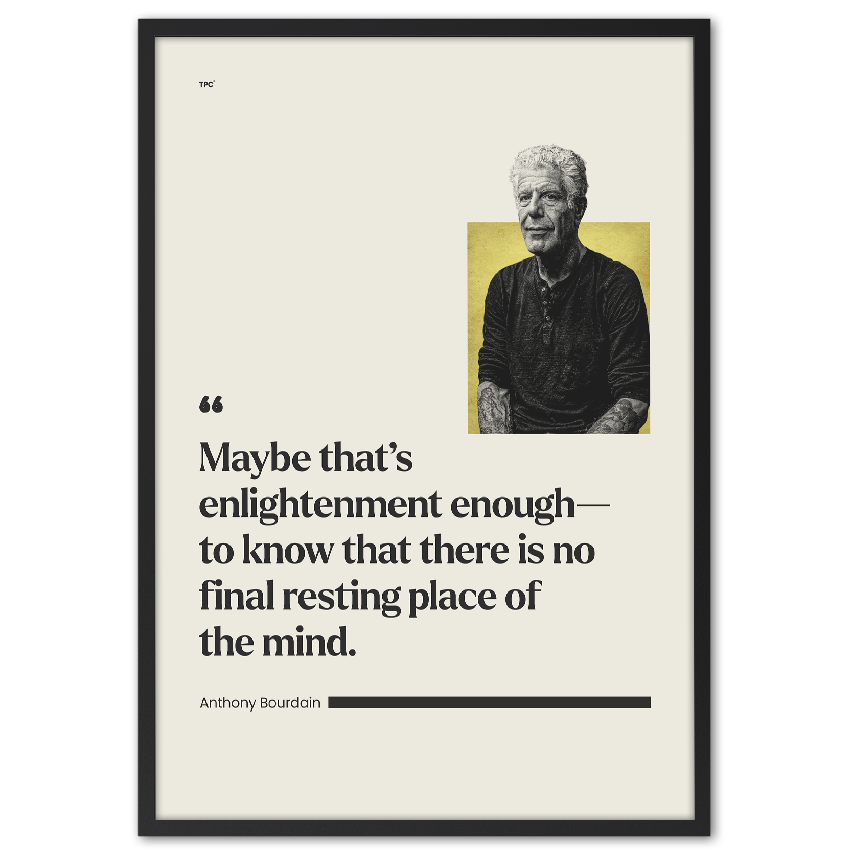 Anthony Bourdain Poster